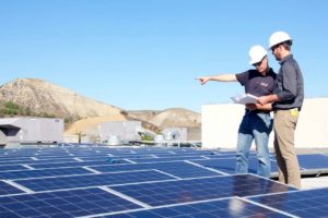 rooftop Solar installation in action
