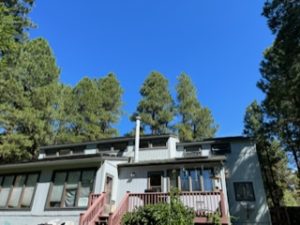 Beautiful view of entire house Rooftop Solar installation in Flagstaff, AZ