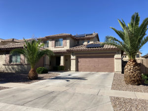 19.6 kW Rooftop Solar system in Surprise, AZ featuring Longi 350-watt black panels